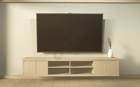 现代电视柜背景墙设计背景图片