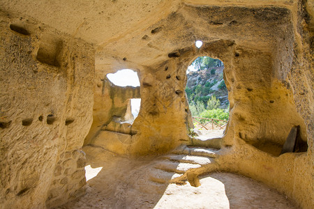 Calscibeta西里意大利的考古遗址图片