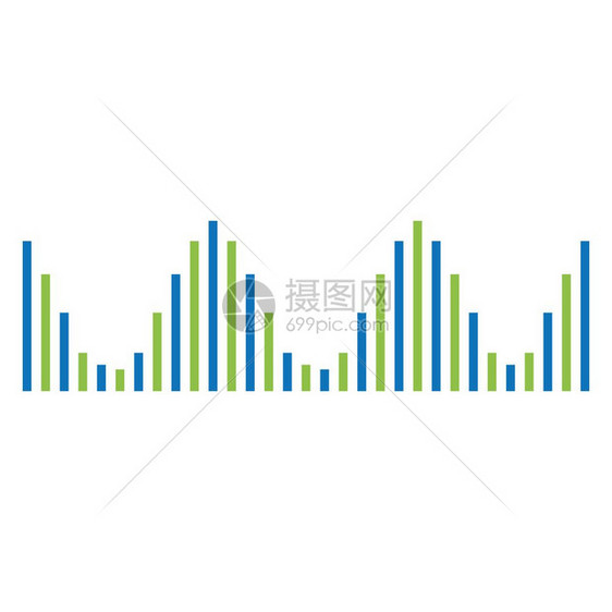 声音波插图矢量标设计图片