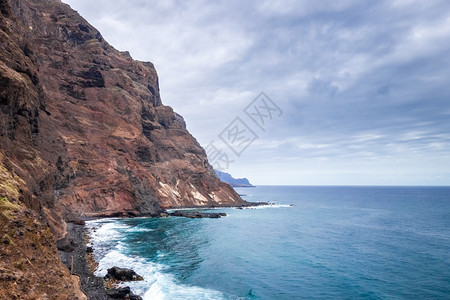 山地安太岛角渡非洲山地安太岛角渡海景的悬崖和图片