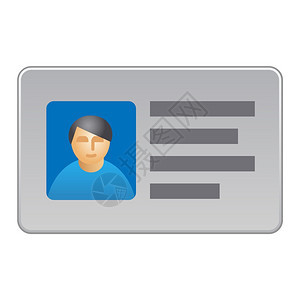 身份证个人卡模板插图背景图片