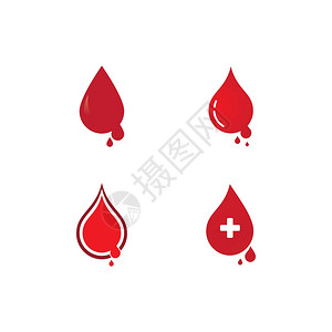 输血卡通插画