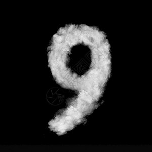 九号由白云或黑色背景的烟雾组成复制空间无法转换图九由黑色背景的白云制成图片