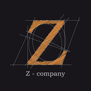 z蜘蛛网矢量徽标设计字母z设计图片