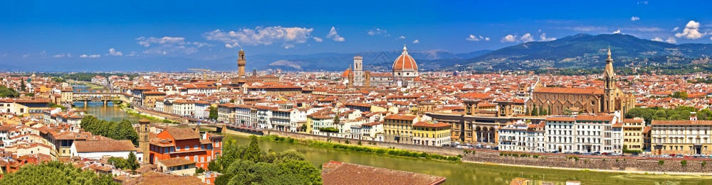 城市Florenc航空历史中心全景观意大利的拖鞋区图片