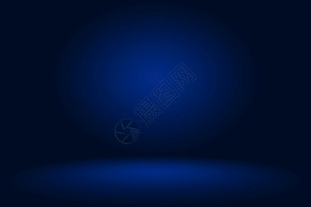 光打进来黑的背景渐变蓝色抽象背景平滑的暗蓝色有黑的葡萄干工作室
