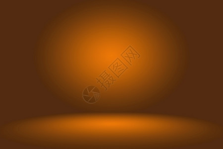 光滑的橙色梯度工作室壁底光滑的工作室壁底光滑的橙色梯度工作室壁底图片