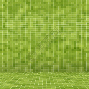 抽象绿色平方像素面的壁背景和纹理抽象绿色平面像素的壁背景和纹理背景图片