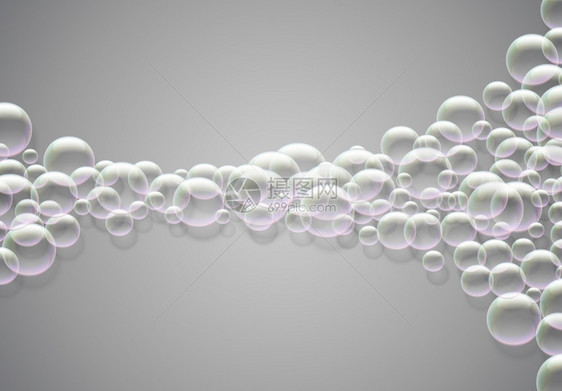 带彩色空气泡沫的背景图片