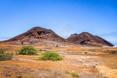 圣维文特岛的火山非洲角动脉图片