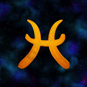 装饰的金色占星学zodiac符号皮斯示意图图片
