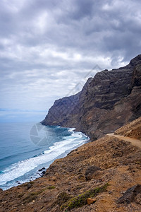 山地安太岛角渡非洲山地安太岛角渡海景的悬崖和图片
