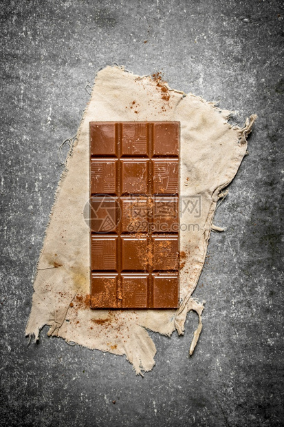 包装纸上的巧克力