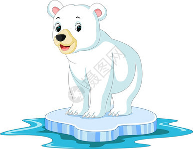 北极熊漫画图片