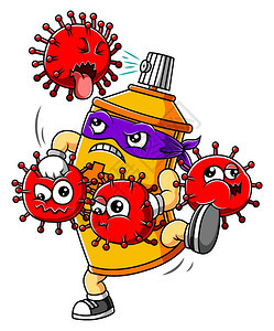 消毒剂对抗冠状病毒图片