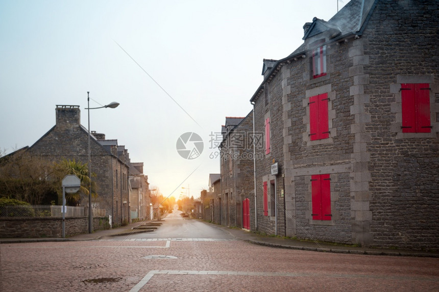 法兰西最美丽的村庄街道和外墙圣人的街道和外墙图片