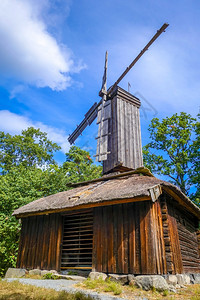 旧式传统风车斯威登欧洲旧式传统风车图片