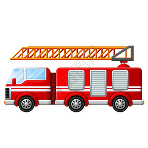 消防车插画