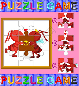 蚂蚁拼图游戏背景图片