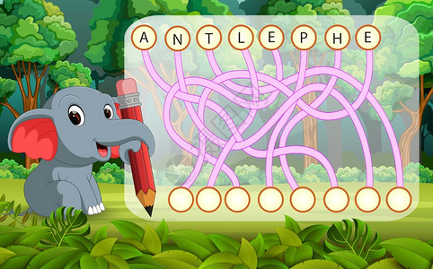 大象英语单词解谜游戏图片