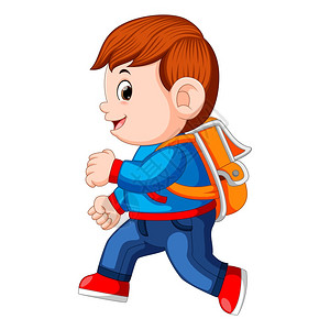 学童插画_学童卡通_学童插图_手绘_板绘_摄图网