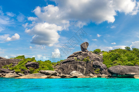 西米兰岛泰国夏季日的西米兰岛热带景观图片