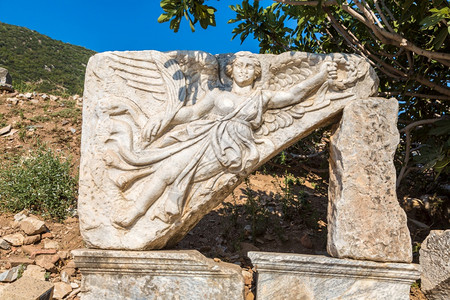 古城埃菲苏斯的废墟古希腊城市火鸡高清图片