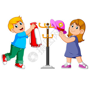 人挂插画_人挂卡通_人挂插图_手绘_板绘_摄图网