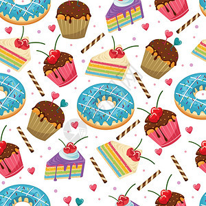 甜点食物完美无缺的蛋糕甜圈松饼壁纸图片