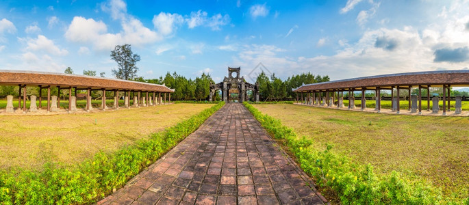 夏日拜南省霍埃市文学寺庙图片