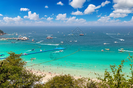 夏日在泰国的科伊兰岛图片