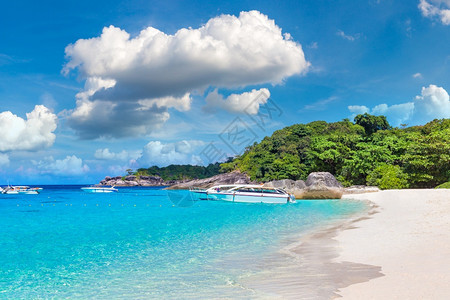 西米兰岛泰国夏季日的西米兰岛热带景观图片