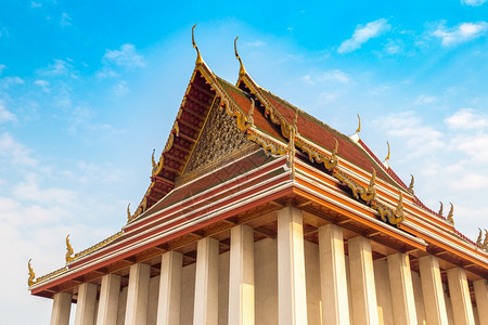 夏日的泰国曼谷寺图片