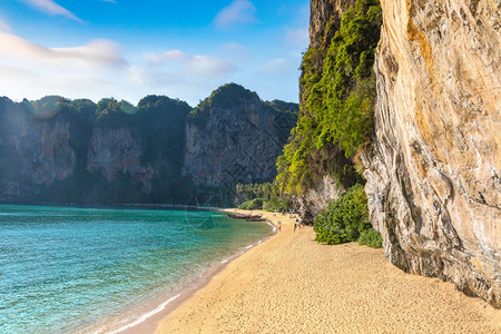 沙滩喀拉比夏日的泰国图片
