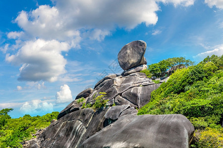 西米兰岛泰国夏季日的西米兰岛热带景观图片