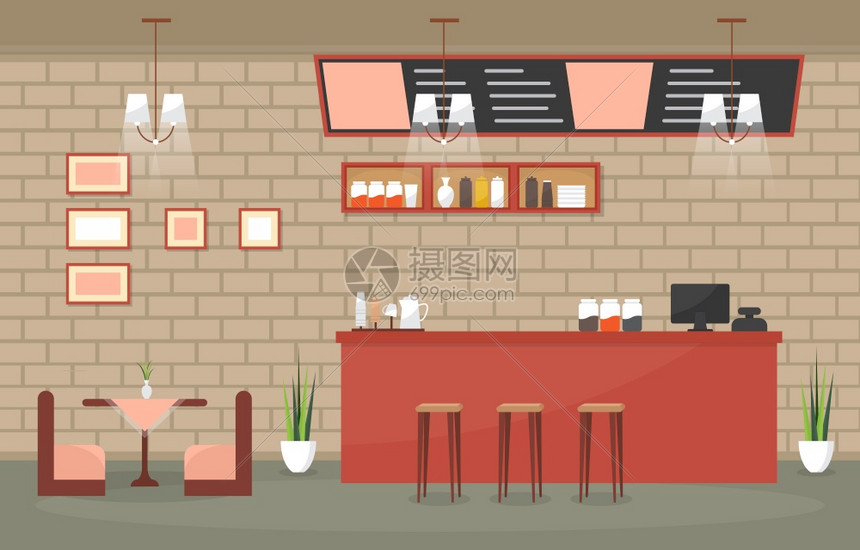 室内家具餐厅公寓设计图图片