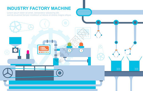 自动生产机器人组装插图图片