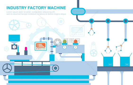 自动生产机器人组装插图图片