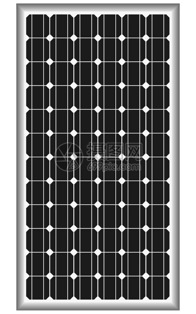 电动太阳能池板纹理详细介绍矢量说明图片