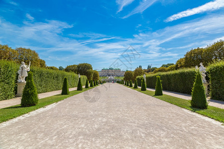 维纳的贝德勒宫殿美丽的夏日奥斯特里亚图片