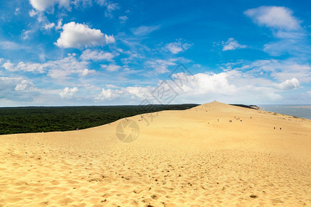 皮拉特丘dunepyla欧洲archon湾quitanefrc亚特兰地海洋中最高的沙丘图片
