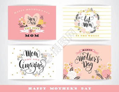 一群快乐的母亲每天用鲜花写贺卡矢量插图一群快乐的母亲每天用花写贺卡图片