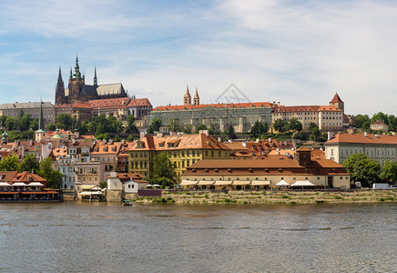 在一个美丽的夏日中Czech图片