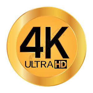 4k用于网络和移动的超hd分辨率图标插画
