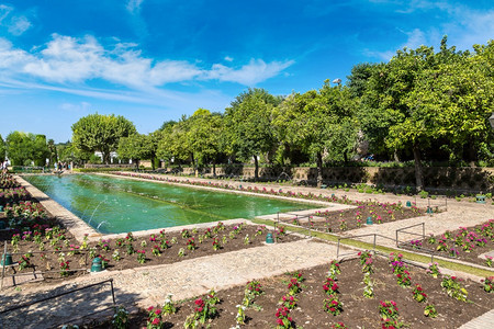 位于科尔多瓦的alczrdelosrycitano的喷泉和花园图片