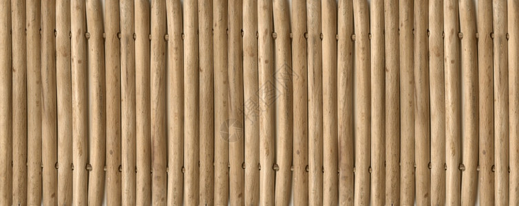 浅竹制垫背景横幅图片
