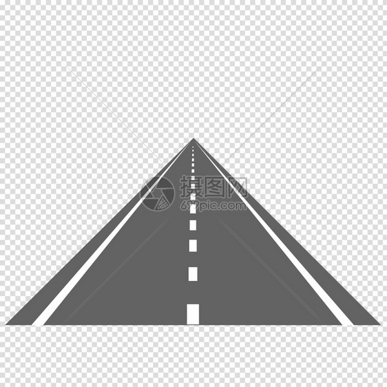 弯曲道路和高速公路的矢量图图片