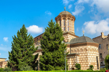 罗马尼亚州布加勒斯特最古老的教堂图片