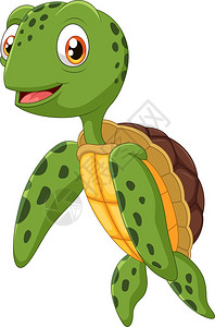 海龟缩头插画_海龟缩头卡通_海龟缩头插图_手绘_板绘_摄图网
