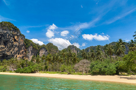 沙滩喀拉比夏日的泰国图片
